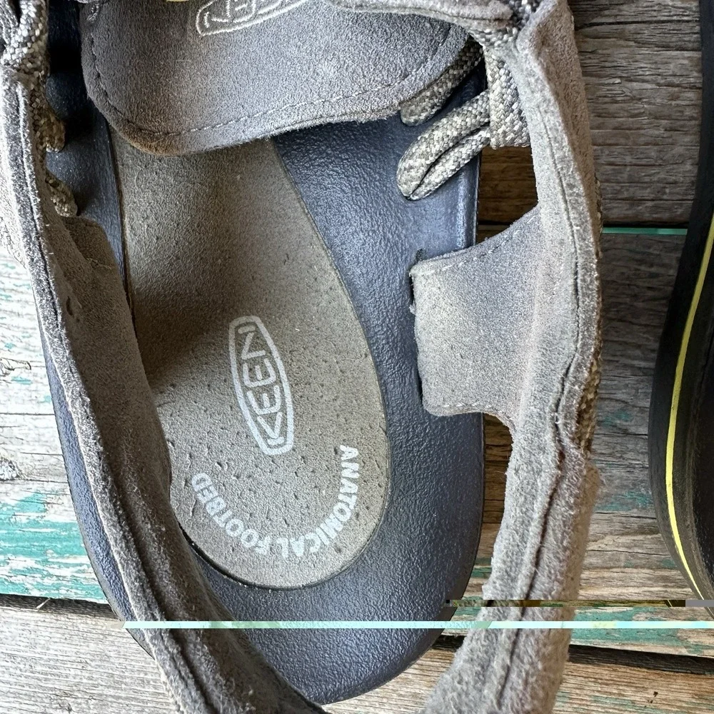 Keen Uneek Round Cord Bungee Sport Sandal Men's Size 11 US Gray Yellow 1014978